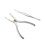 2 Pezzi Set Utensili Acciaio Per Granchi Con Punteruolo E Pinza 1