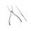 2 Pezzi Set Utensili Acciaio Per Granchi Con Punteruolo E Pinza 11