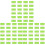 1500 Pcs Green Lace Sugar Packing Paper Wrapping Baking Cellophane 2