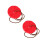 2Set A Disco Rossa Regolabile Per Bambini Giardino 4