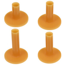4Pz Tee Golf in Cowhells Resistente All'usura Arancione Per Sport
