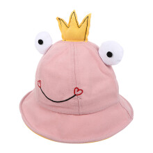 Cappello Pescatore Cotone Rosa Con E Ampia