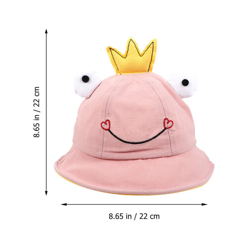 Cappello Pescatore Cotone Rosa Con E Ampia 1