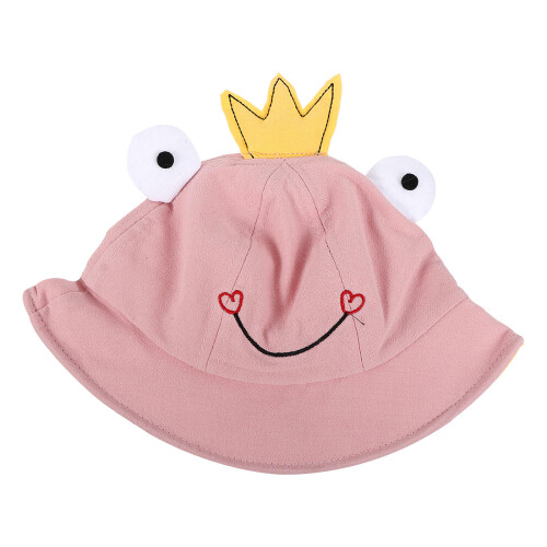Cappello Pescatore Cotone Rosa Con E Ampia 2