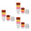 60Set Coppe Gelato E Mousse Piccole in PP Con Coperchio Per Feste 3