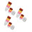 60Set Coppe Gelato E Mousse Piccole in PP Con Coperchio Per Feste 7