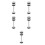 5Pz Deviatore Olio Barbell Alluminio Ottimizza Motore 10