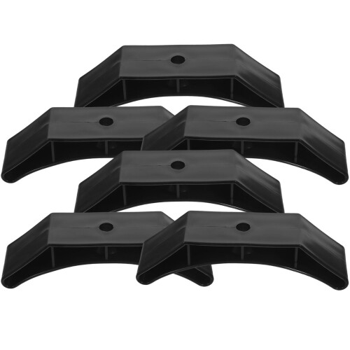 24 Pcs Replacement Plastic Dumbbell Saddles For Stable Gym Rack Stand