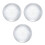 3Pcs System Crystal Ball Planet Model Glass Sphere Decor 5