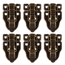 12 Pcs Box Buckle Iron Wooden Box Hook Lock