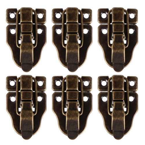 12 Pcs Box Buckle Iron Wooden Box Hook Lock