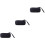 3 Pack Cable Storage Bag Digital Packing Small Electronics Pouch 7