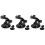 6 Pcs Action Camera Car Suction Mount With Tripod Adapter For 4