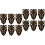 12 Pcs Box Buckle Iron Wooden Box Hook Lock 4