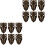 12 Pcs Box Buckle Iron Wooden Box Hook Lock 3