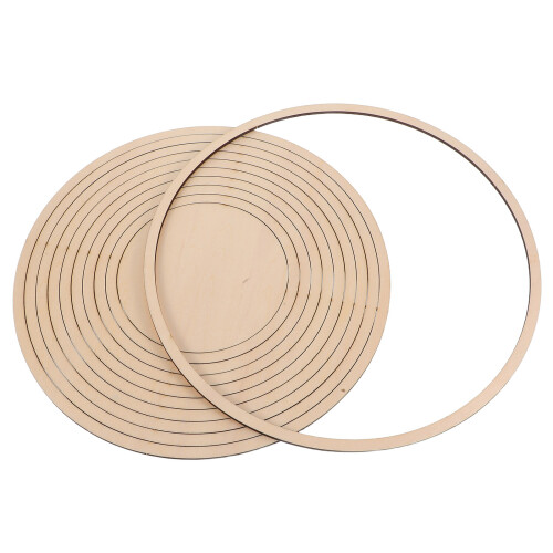 5 Sets Round Pottery Tools Wooden Geometric Rail For Ceramic Cutting 2