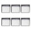 120Pcs Silver Metal Pans for Eyeshadow Blusher DIY Pressed Powder Use 1