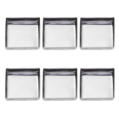 120Pcs Silver Metal Pans for Eyeshadow Blusher DIY Pressed Powder Use