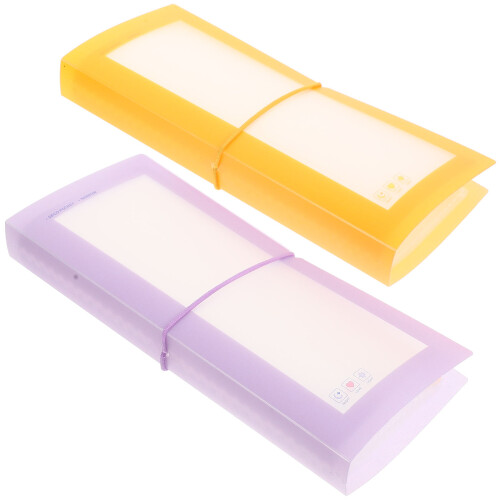 10 Pcs Sticker Storage Book Student Supplies Macaron