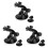6 Pcs Action Camera Car Suction Mount With Tripod Adapter For 2