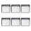 120Pcs Silver Metal Pans for Eyeshadow Blusher DIY Pressed Powder Use 10
