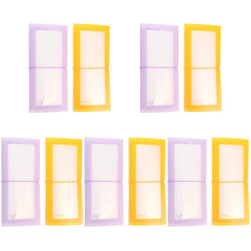 10 Pcs Sticker Storage Book Student Supplies Macaron 1