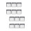 120Pcs Silver Metal Pans for Eyeshadow Blusher DIY Pressed Powder Use 7