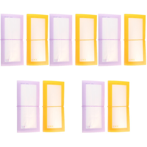 10 Pcs Sticker Storage Book Student Supplies Macaron 2