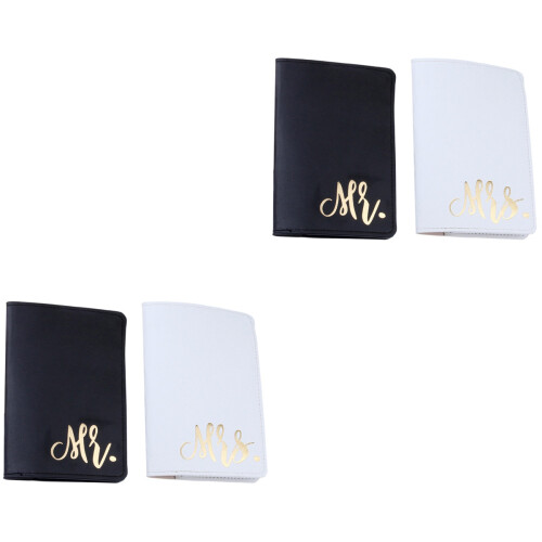 2 Count Certificate Package Lovers Passport Book Document Holder 2