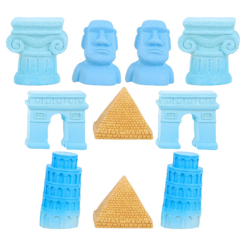 5Set Miniatura Resina Statue Egizie 1