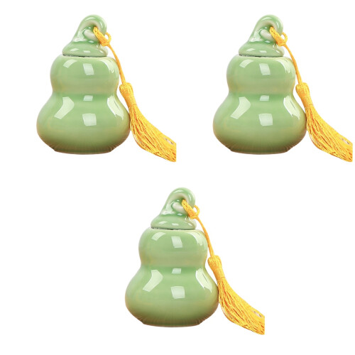 3Pz Barattoli Mini Per Tè Verde Con Coperchio Ermetico 2
