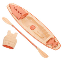 3Set Modellini Canoe Decorativi Per Interior