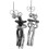 1Set Set Collane Rame Colorato Donne Festa Moda 10