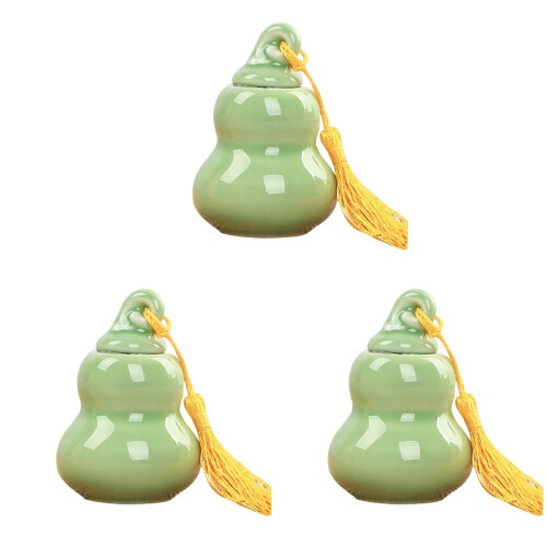 3Pz Barattoli Mini Per Tè Verde Con Coperchio Ermetico 1