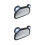 2Pcs Baby Rear Mirror Adjustable ABS Car Interior Observation Mirror 9