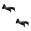 2Set Staffa Da Per Ukulele E Chitarra, Design Nero 9
