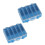 2Pz Contenitore Doppio Per Ami Pesca Resistente 10