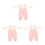 3Pz Completo Cotone Body Manica Protettivo 7