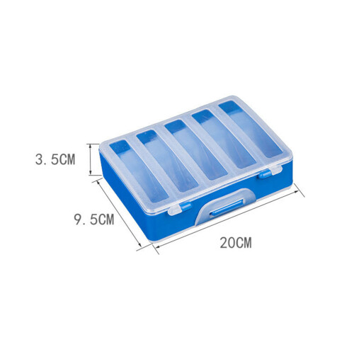 2Pz Contenitore Doppio Per Ami Pesca Resistente 1