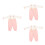 3Pz Completo Cotone Body Manica Protettivo 10