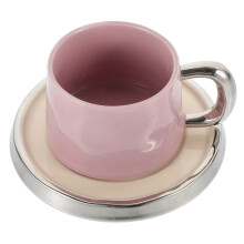 1Set Tazza in Rosa Con Per , Tè E Latte