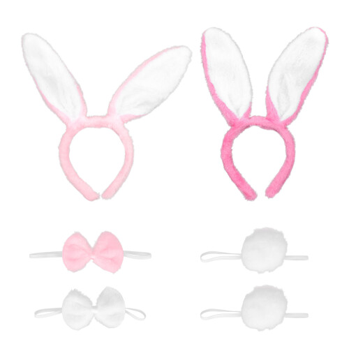 2 Set Orecchie A Coniglio Riutilizzabili Per Cosplay