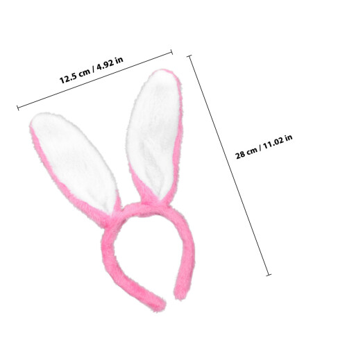 2 Set Orecchie A Coniglio Riutilizzabili Per Cosplay 1