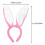 2 Set Orecchie A Coniglio Riutilizzabili Per Cosplay 3