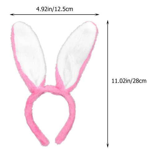 2 Set Orecchie A Coniglio Riutilizzabili Per Cosplay 2