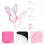 2 Set Orecchie A Coniglio Riutilizzabili Per Cosplay 7