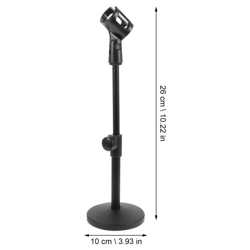 Desktop Per Microfono Con Base Pesante in Metallo Nero 1