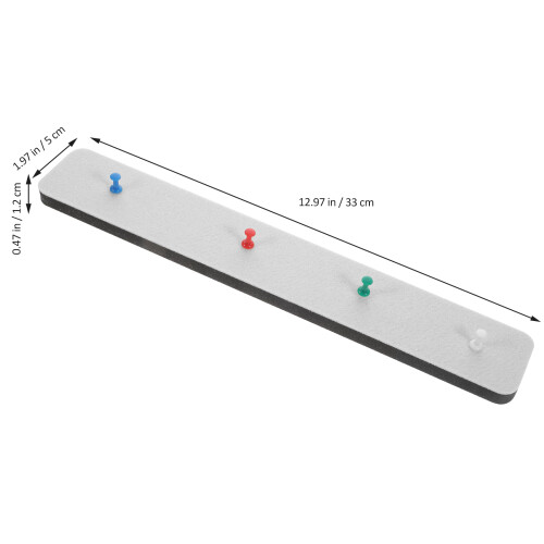 1Set Strisce Bacheca Memo in Feltro Bianco Per Decorazioni 1