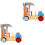 2 Set Auto Con Cacciavite In Legno Montessori Per Bambini 5