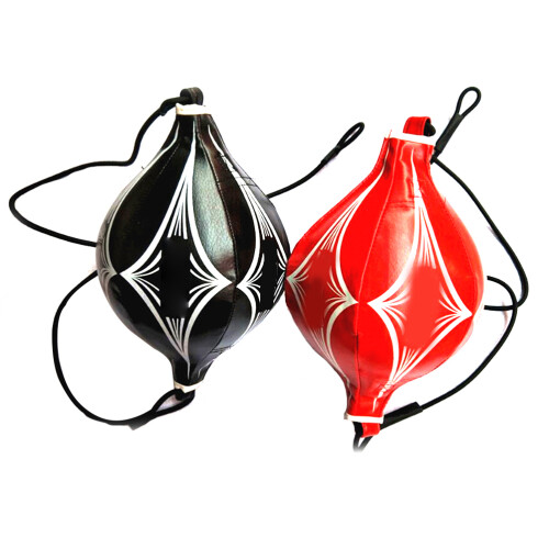 Sacchetto Allenamento Doppio Fine Nero in PU Per Boxe 2